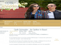 optik-schneider-basel.ch Webseite Vorschau