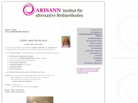 institut-arisann.de Webseite Vorschau