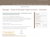 massage-altstetten.ch Webseite Vorschau