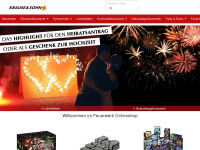 feuerwerk-onlineshop.de Webseite Vorschau