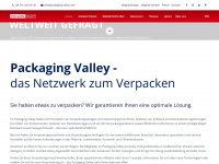 packaging-valley.com Webseite Vorschau