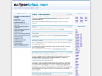 eclipsetotale.com Webseite Vorschau
