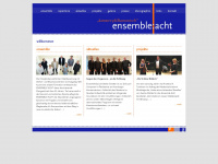 ensemble-acht.de Webseite Vorschau