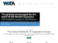 worldtaxpayers.org Webseite Vorschau