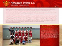 hohensee-united.de Webseite Vorschau