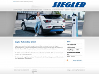 siegler-automobile.ch Webseite Vorschau