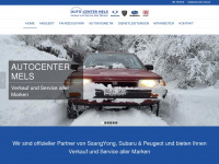 autocenter-mels.ch Webseite Vorschau