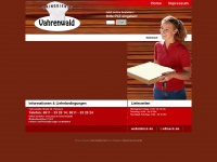 pizzeria-vahrenwald.de Webseite Vorschau