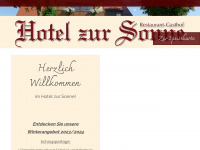 hotelgasthof-zur-sonne.de Webseite Vorschau