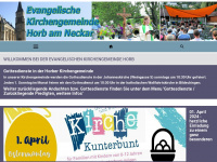 ev-kirche-horb.de Webseite Vorschau