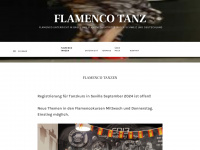 flamencotanzen.ch Webseite Vorschau