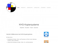 khg-kopiersysteme.de Webseite Vorschau