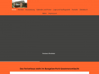 bungalow-nordholland.de Webseite Vorschau