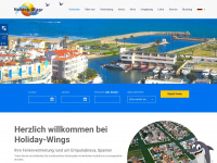 holiday-wings.com Webseite Vorschau