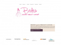 bridesagainstbreastcancer.org Webseite Vorschau
