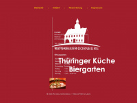 ratskeller-dornburg.com Webseite Vorschau