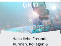 djmino.de Webseite Vorschau