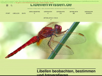 libellenwissen.de Webseite Vorschau