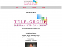 tele-group.de Webseite Vorschau