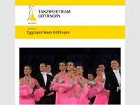 tanzsportteam-goettingen.de Webseite Vorschau