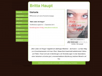 britta-haupt.de Webseite Vorschau