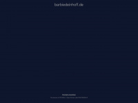 barbiedeinhoff.de Webseite Vorschau