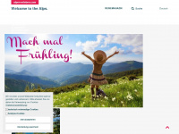 alpen-erleben.com Webseite Vorschau