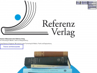 referenz-verlag.de Webseite Vorschau