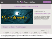 kulissenschieber.at Webseite Vorschau