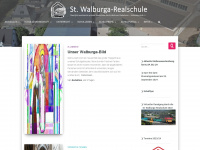 walburga-realschule.de Webseite Vorschau