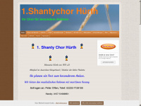 shantychor-huerth.de Webseite Vorschau