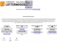 holzbau-lottermoser.at Webseite Vorschau