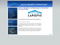 lapcevic.ch Webseite Vorschau