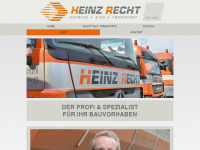 heinz-recht.de Webseite Vorschau