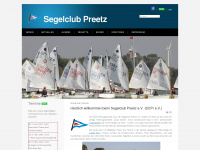 segelclub-preetz.de Webseite Vorschau