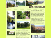 park-muskau.de Webseite Vorschau