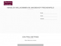 jakobshof-freckenfeld.de Webseite Vorschau