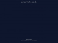 pension-tiefwerder.de Webseite Vorschau