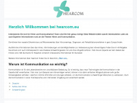 hearcom.eu Webseite Vorschau