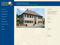goldbergbaumuseum.de Webseite Vorschau