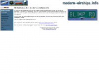 modern-airships.info Webseite Vorschau