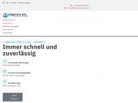 prechtl-transporte.at Webseite Vorschau
