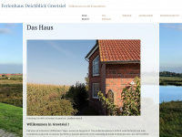 ferienhaus-deichblick-greetsiel.de Webseite Vorschau