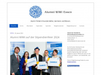 alumni-wiwi-essen.de Webseite Vorschau