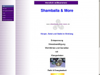 shamballa-and-more.de Webseite Vorschau