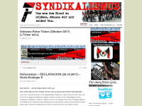syndikalismus.wordpress.com Webseite Vorschau