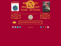 romaeterna.org Webseite Vorschau