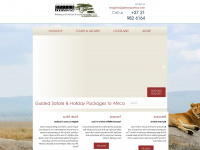 getawayafrica.com Webseite Vorschau