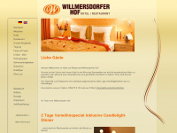 willmersdorferhof.de Webseite Vorschau