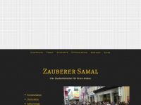 zauberer-samal.ch Webseite Vorschau
